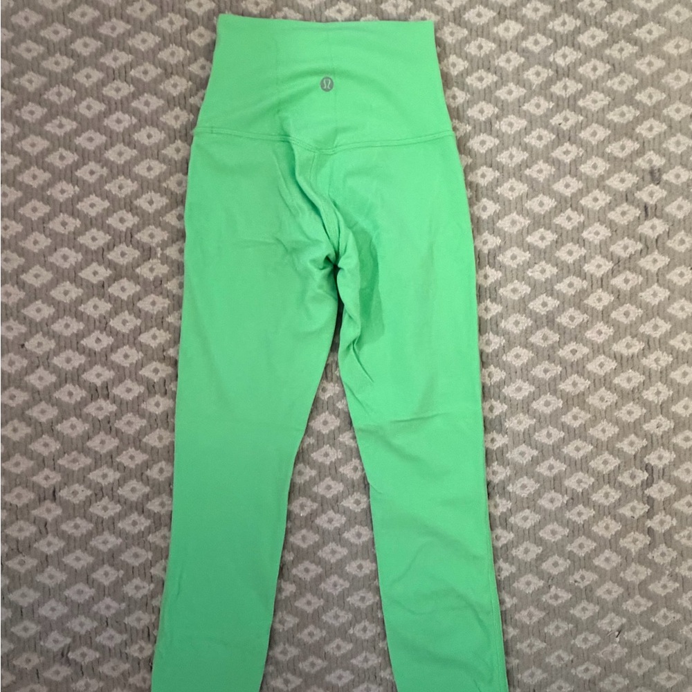 Lululemon Athletica Vibrant Green Leggings